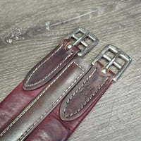 Thin Leather Girth, els *vgc/xc, clean, older, mnr stains, rubs & film

