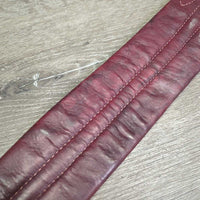 Thin Leather Girth, els *vgc/xc, clean, older, mnr stains, rubs & film
