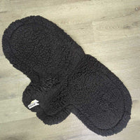 v.Thick Fleece Fitted Dressage Saddle Pad *vgc, clean, mnr hair, clumpy
