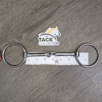 Thin Loose Ring Western Bit *vgc, clean & mnr residue, scuffs & scratches

