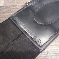 Wide Padded Anatomical Girth, x2 els, 3x D Rings *xc/like new, clean, mnr stains, scrapes & knicks
