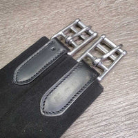 Wide Padded Anatomical Girth, x2 els, 3x D Rings *xc/like new, clean, mnr stains, scrapes & knicks
