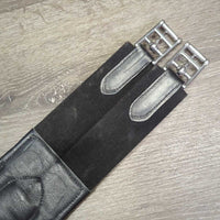 Wide Padded Anatomical Girth, x2 els, 3x D Rings *xc/like new, clean, mnr stains, scrapes & knicks
