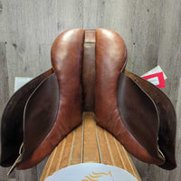 18.5" MW 5.5" Crosby Marathon Endurance Saddle, 2 Billet Guards, Wool Flocking, Long Front Pencil Blocks, Padded Seat, Flaps: 15.5"L x 15"W Serial #: S6635
