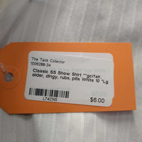 SS Show Shirt **gc/fair, older, dingy, rubs, pills
