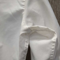 LS Show Shirt, snap collar *gc, pit stains, mnr loose thread, seam puckers
