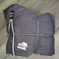 Med? Winter Blanket, neck, 2 legs, tail *gc, repairs, clean, faded, snags, hairy velcro, snags
