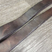 Pr Stirrup Leathers *gc, clean, stains, xholes, UNEVEN, stretched, sticky
