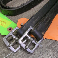 Thick Stirrup Leathers *fair, clean, dents, PEELED/Separating
