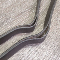 Thick Stirrup Leathers *fair, clean, dents, PEELED/Separating
