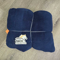Fleece Cooler, "Northfield Farm" tail *gc, clean, hair, clumpy, rubs, pills, rough binding edges/corneres, older
