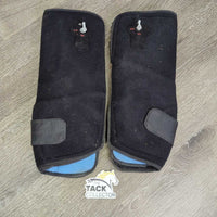 2 Compression Gel Ice Boots, x2 inserts, 1 pump *vgc, clean, WORKS, mnr dry gel, stains, hair, rubs
