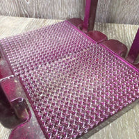 Pr Metal Wide Base Stirrup Irons, bling *gc, clean, missing bling, chipped paint, mnr residue, scuffs, rubs
