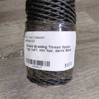 Waxed Braiding Thread Spool *vgc, full?, mnr hair, dents
