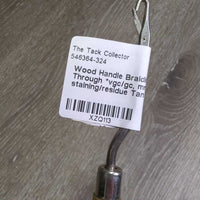 Wood Handle Braiding Pull Through *vgc/gc, mnr dirt, staining/residue
