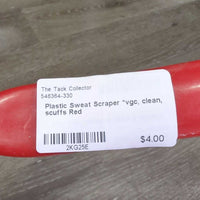 Plastic Sweat Scraper *vgc, clean, scuffs
