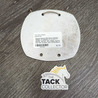 Square-Round #3 Show Number Holder, 6 numbers (1, 2, 5-0 ), 1 elastic *gc/fair, dirt, stains, scuffs, mnr hair, broken tabs
