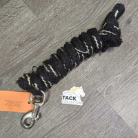 Nylon Lead Rope, tinsel *gc/fair, knotted, oxidization, pills, mnr tears, frays, hair, dirt
