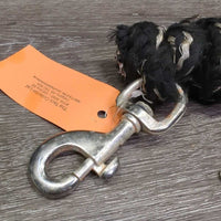 Nylon Lead Rope, tinsel *gc/fair, knotted, oxidization, pills, mnr tears, frays, hair, dirt
