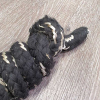 Nylon Lead Rope, tinsel *gc/fair, knotted, oxidization, pills, mnr tears, frays, hair, dirt

