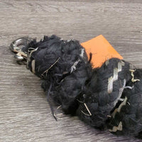 Nylon Lead Rope, tinsel *gc/fair, knotted, oxidization, pills, mnr tears, frays, hair, dirt
