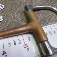 v.thin D Ring Bit *gc, clean, stains, residue, scratches, rubs, chews
