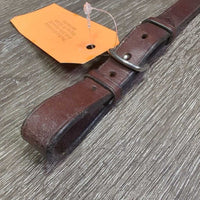 Wide Flat Standing Martingale Attachment, Buckle *vgc, older, dry, stiff, mnr residue
