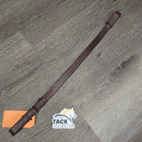 Wide Flat Standing Martingale Attachment, Buckle *vgc, older, dry, stiff, mnr residue
