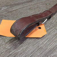 Wide Flat Standing Martingale Attachment, Buckle *vgc, older, dry, stiff, mnr residue
