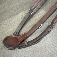 Leather & Bling Breastplate, Girth Attachments *vgc/gc, mnr dirt, rubs, scrapes, stains & creases, dry, stiff
