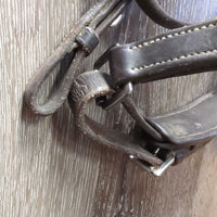 FS Rsd Monocrown Bridle, Nunn Finer Rubber Reins *vgc/gc, NO Flash, dirty, xholes, scratches, scrapes
