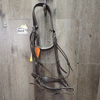 FS Rsd Monocrown Bridle, Nunn Finer Rubber Reins *vgc/gc, NO Flash, dirty, xholes, scratches, scrapes
