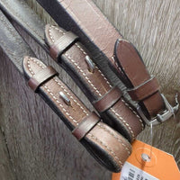 Rsd/FS Bridle, Braided Reins *gc/vgc, clean & dirt residue/film, stiff, dry, mnr scratches, scrapes & rubs
