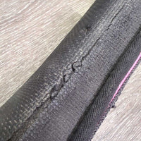Neoprene & Nylon Web Lungeing Surcingle, Neoprene Girth *fair/poor, v.faded, UNSTITCHED, PEELING, cracks, Rusty, frayed holes, stiff, dry, rough
