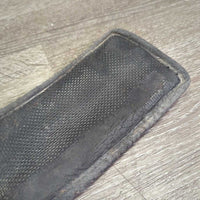 Neoprene & Nylon Web Lungeing Surcingle, Neoprene Girth *fair/poor, v.faded, UNSTITCHED, PEELING, cracks, Rusty, frayed holes, stiff, dry, rough
