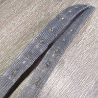 Neoprene & Nylon Web Lungeing Surcingle, Neoprene Girth *fair/poor, v.faded, UNSTITCHED, PEELING, cracks, Rusty, frayed holes, stiff, dry, rough
