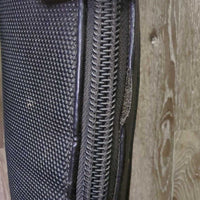 Field Boots, zips *gc, clean, missing Logo Tab, rubs, holey edges, stiff zipper, faded spots, dings
