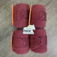 4 Stretchy Cotton Leg Wraps *gc, older? clean, faded, mnr tears, pills, threads mnr pills
