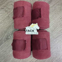 4 Stretchy Cotton Leg Wraps *gc, older? clean, faded, mnr tears, pills, threads mnr pills

