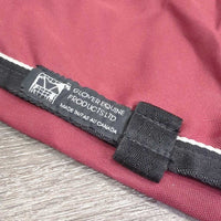 Hanging Bandage Holder "Los Suenos Equestrian" *gc/fair, dirty, broken snap, stains, rubs
