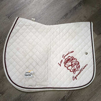 Quilt Jumper Saddle Pad "Los Suenos Equest" *gc, clean, v.stained, dingy, puckers, creased

