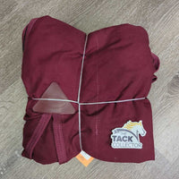 Cotton Stable Sheet, "Los Suenos Eq", 0 tail/legs *vgc, clean, mnr hair, stains, snags, dirt, v. mnr threads
