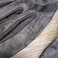 Synthetic Leather Riding Gloves *fair, clean, peeling!!
