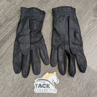 Synthetic Leather Riding Gloves *fair, clean, peeling!!

