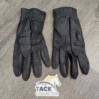Synthetic Leather Riding Gloves *fair, clean, peeling!!
