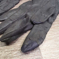 Synthetic Leather Riding Gloves *fair, clean, peeling!!
