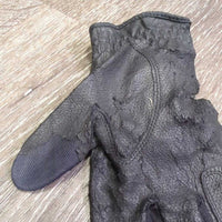 Synthetic Leather Riding Gloves *fair, clean, peeling!!
