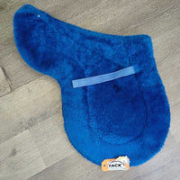 Fleece Fitted Hunter Saddle Pad *vgc, clean, clumpy, thin edges, older
