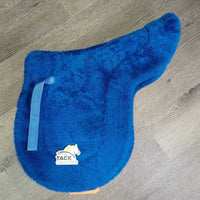 Fleece Fitted Hunter Saddle Pad *vgc, clean, clumpy, thin edges, older

