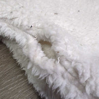 Fleece Fitted Hunter Saddle Pad *gc/fair, v.clumpy, hair, pills, older, unstitched
